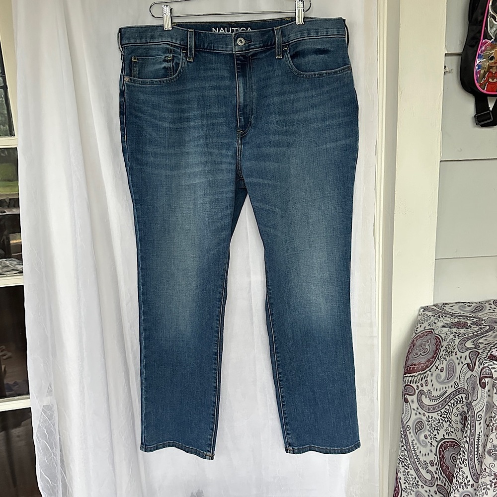 3/$20💥 Nautica Original Straight Leg‎ Stretchy Denim Jeans